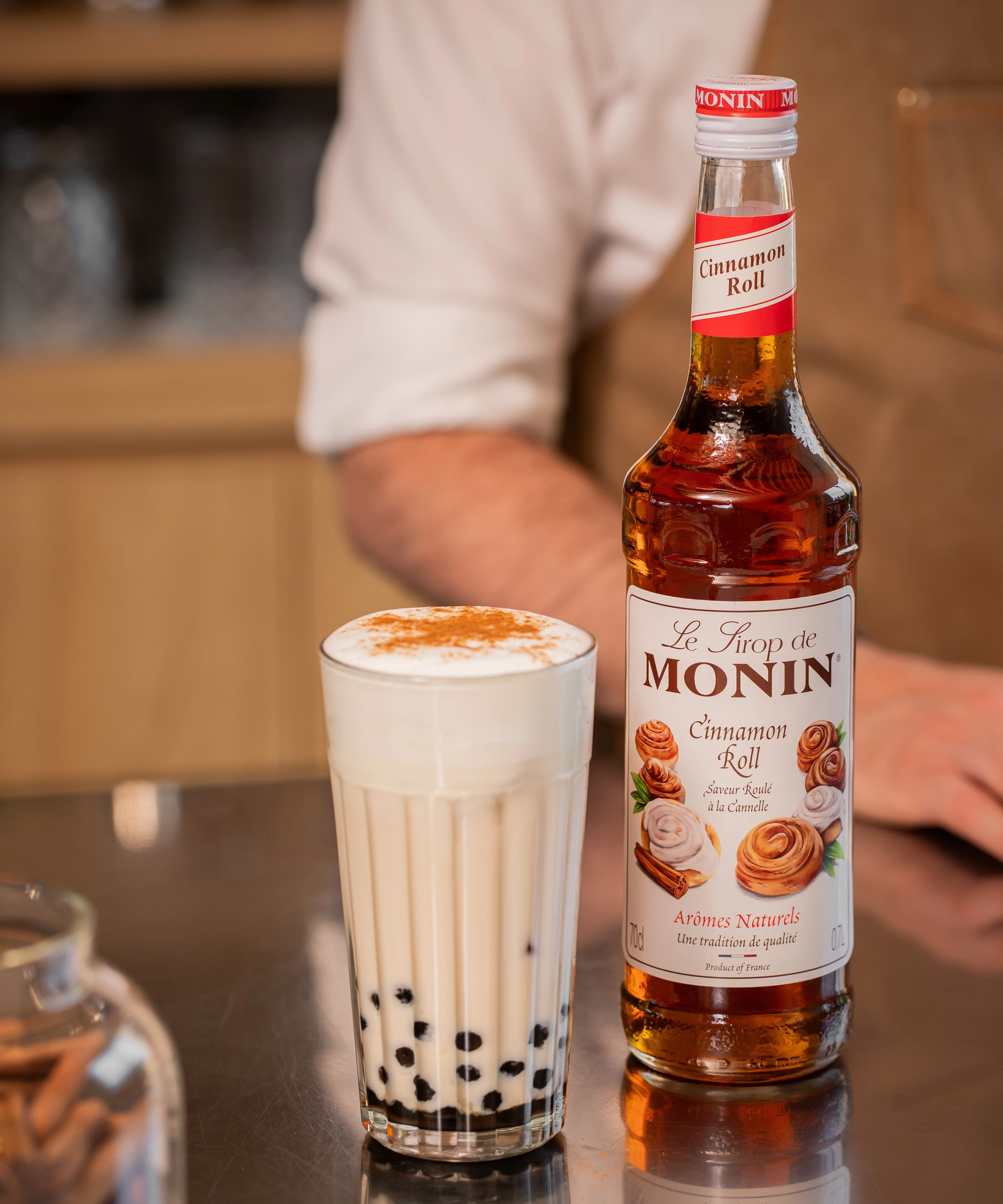 Le Sirop de MONIN Saveur Roulé à la Cannelle - Image 4